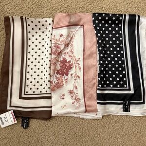 Tjmaxx La Seine Silk Scarf Trio Bundle